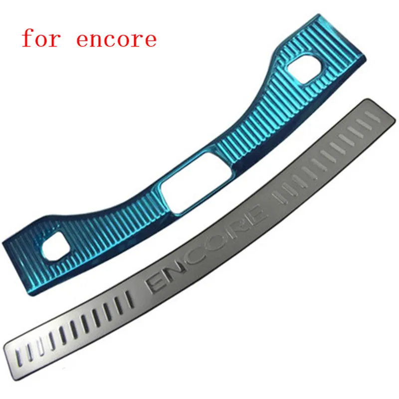 

for buick encore 2013-2015 Rear Bumper Protector Sill rear bumper plate bumper sill vauxhall mokka opel accessories Car styling