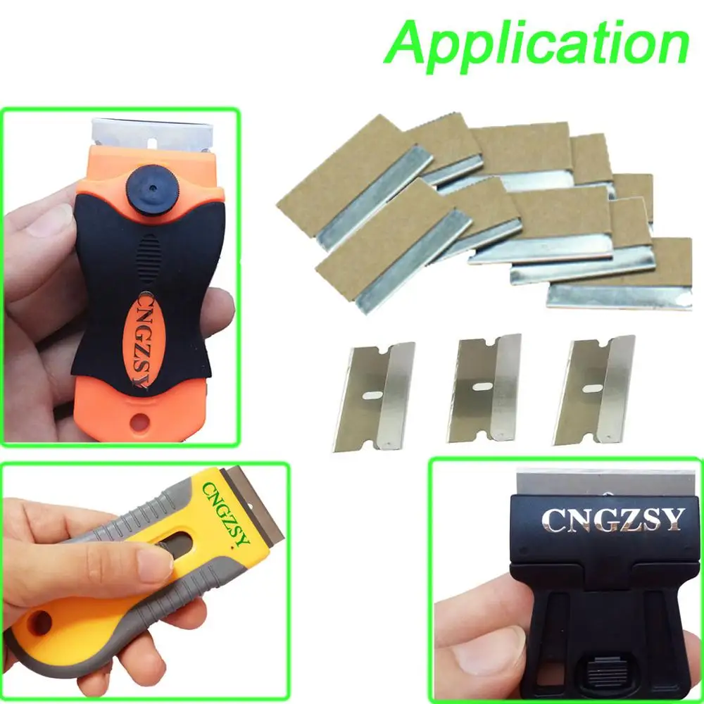 1 шт. скребок из нержавеющей стали 20 запасные лезвия для гриля Чистящая бленда