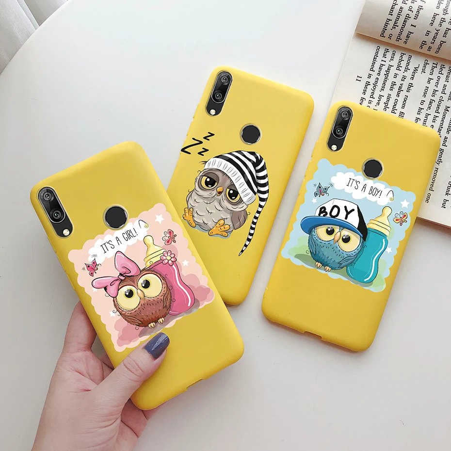 y7 2019 case daisy flower back cover for huawei y7 2019 dub lx1 silicone fundas soft tpu phone case for huawei y7 y 7 2019 coque free global shipping