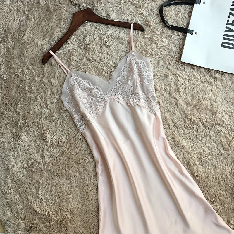 Новинка 2019 Женская пикантная одежда для сна с глубоким v-образным вырезом
