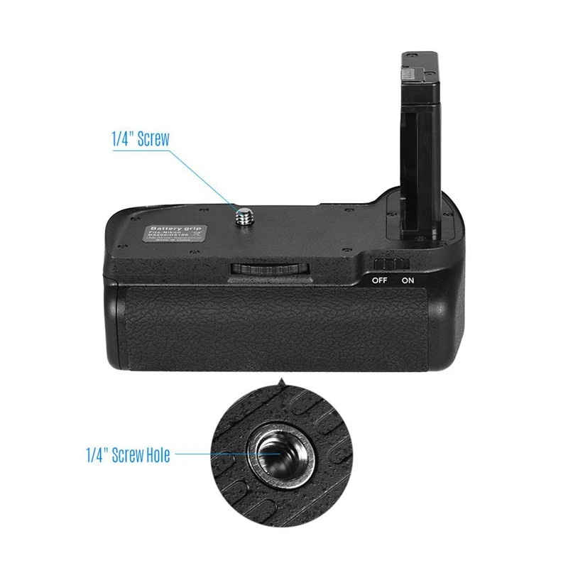Vertical Battery Grip Holder for Nikon D5100 D5200 Dslr Camera En-El 14 Powered with Ir Remote Control | Электроника