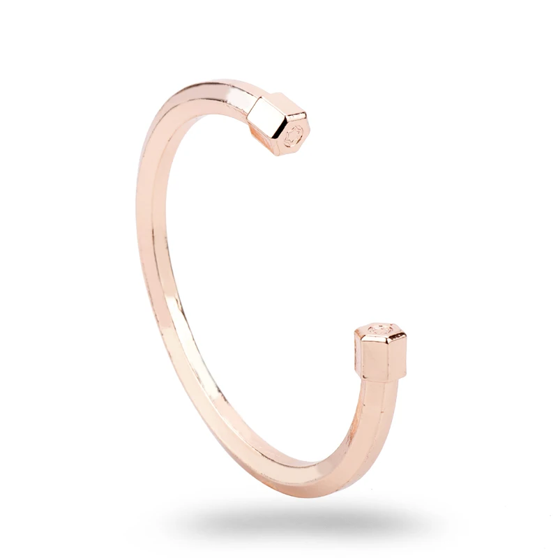 2 вида стилей модные манжеты браслеты для женщин розового золота браслет