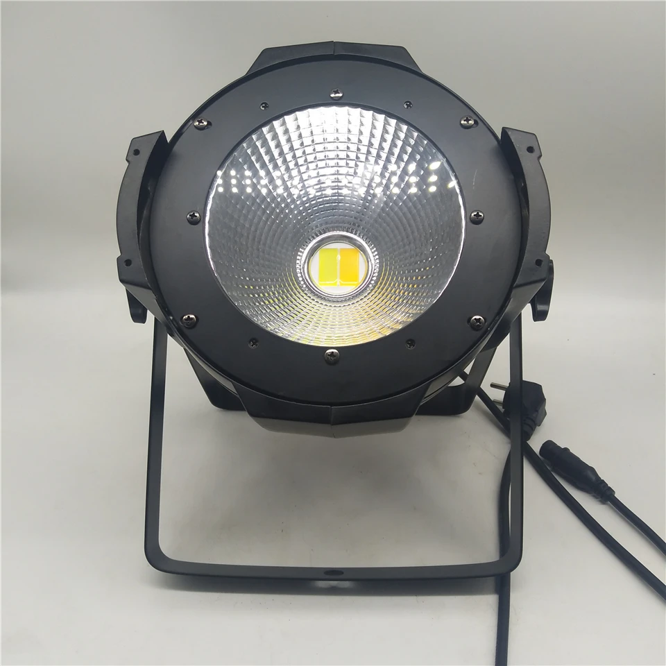 Чехол для полета + 10 шт. Новый 100 Вт COB LED Par свет холодный белый и теплый DJ DMX Led Луч