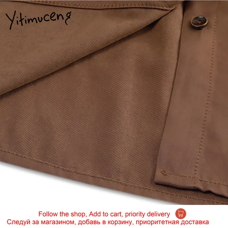 

Yitimuceng Button Blouse Women Vintage Shirts Loose New Spring 2021 Fashion Clothes Long Sleeve Single Breasted Office Lady Tops