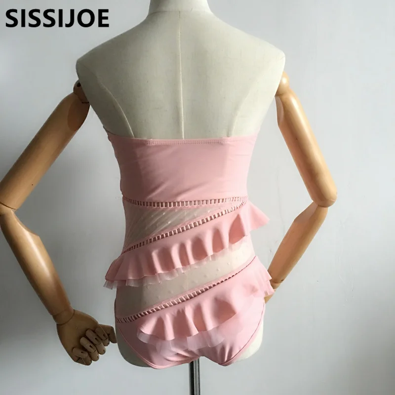 Высококачественный кружевной Цельный купальник боди монокини женский пляжный