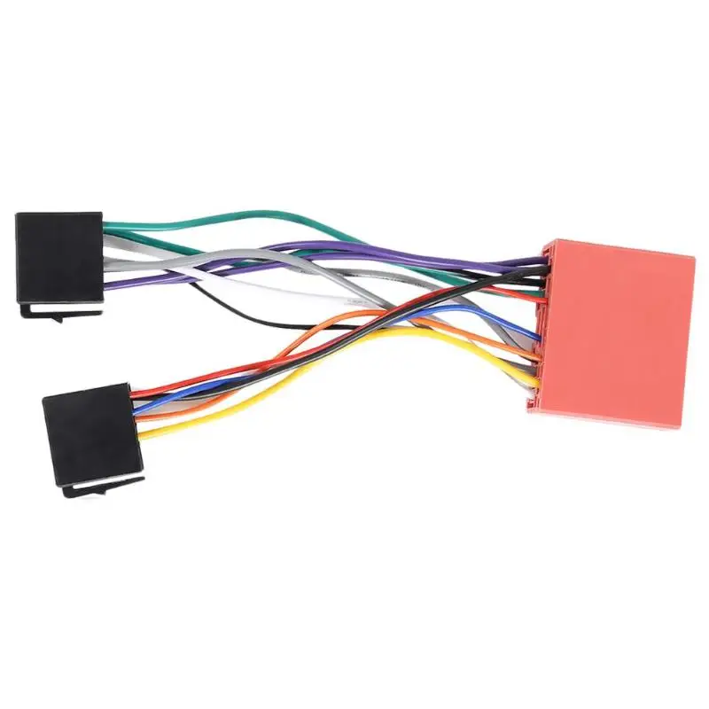 Автомобильный стерео радиоплеер ABS стандарт ISO соединитель жгута проводов 13