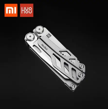 Черный Origina Xiaomi huohou Многофункциональный складной нож открывалка для бутылок Отвертка/плоскогубцы из нержавеющей стали армейские ножи Охота на открытом воздухе - Цвет: Черный