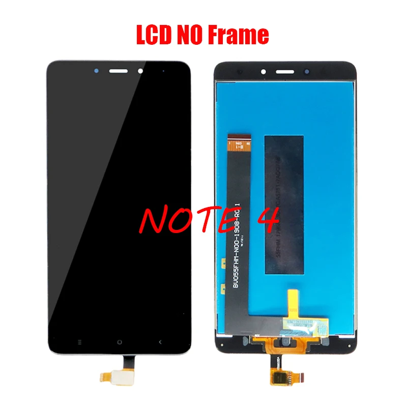 

For XIAOMI Redmi Note 4X Redmi Note 4 Original LCD screen assembly With front case Black White repair tool and Tempered film