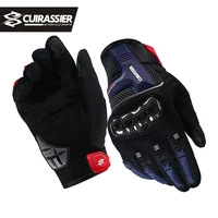 cuirassier tx200 motorcycle full finger gloves protective gear racing touchscreen bike riding motorbike moto motocross gloves