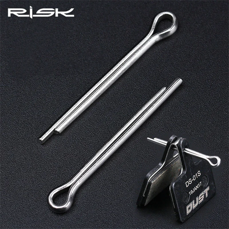 Risk велосипедная Дисковая тормозная колодка из нержавеющей стали Spilt Pin MTB