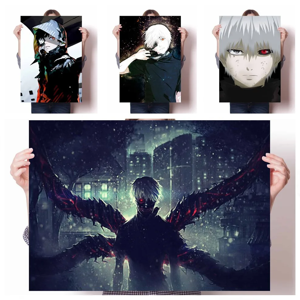 Аниме Tokyo Ghoul декоративные постеры стены искусства домашний декор Спальня дети