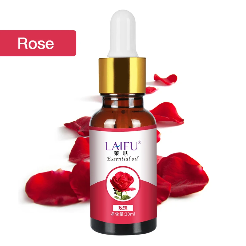 Rose 20 мл laifu водорастворимое чистое растительное эфирное масло для ароматерапии органическое эфирное масло снимает стресс для тела Ароматический диффузор - Цвет: Rose