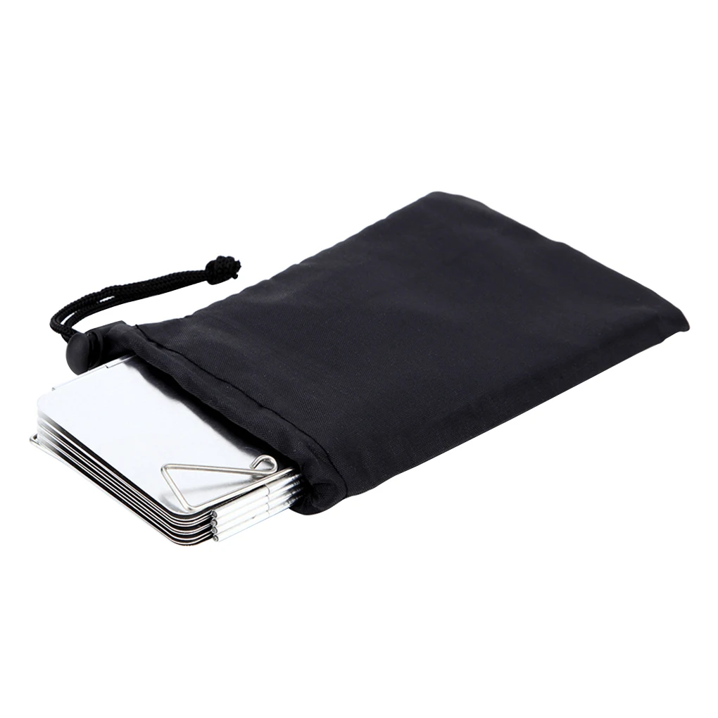 

9 Plate Foldable Aluminum Outdoor Stove Wind Shield Gas Burner Windshield Wind Protector Picnic Camping Stove Windscreen