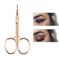 1pcs stainless steel eyebrow trimmer scissors nose hair scissors clips shaping eyebrow razor grooming trimmer