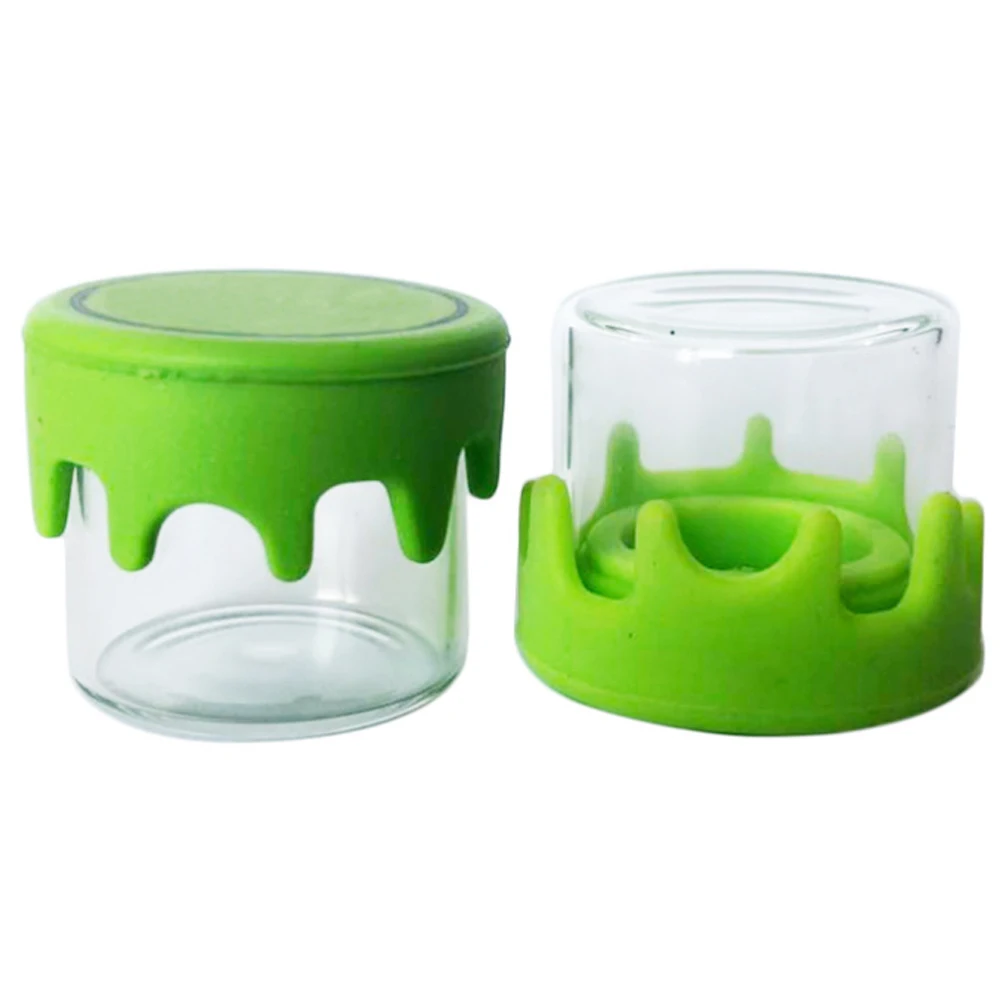 10 шт. стеклянные банки 5 мл с силиконовой крышкой чехол для банок контейнер воск