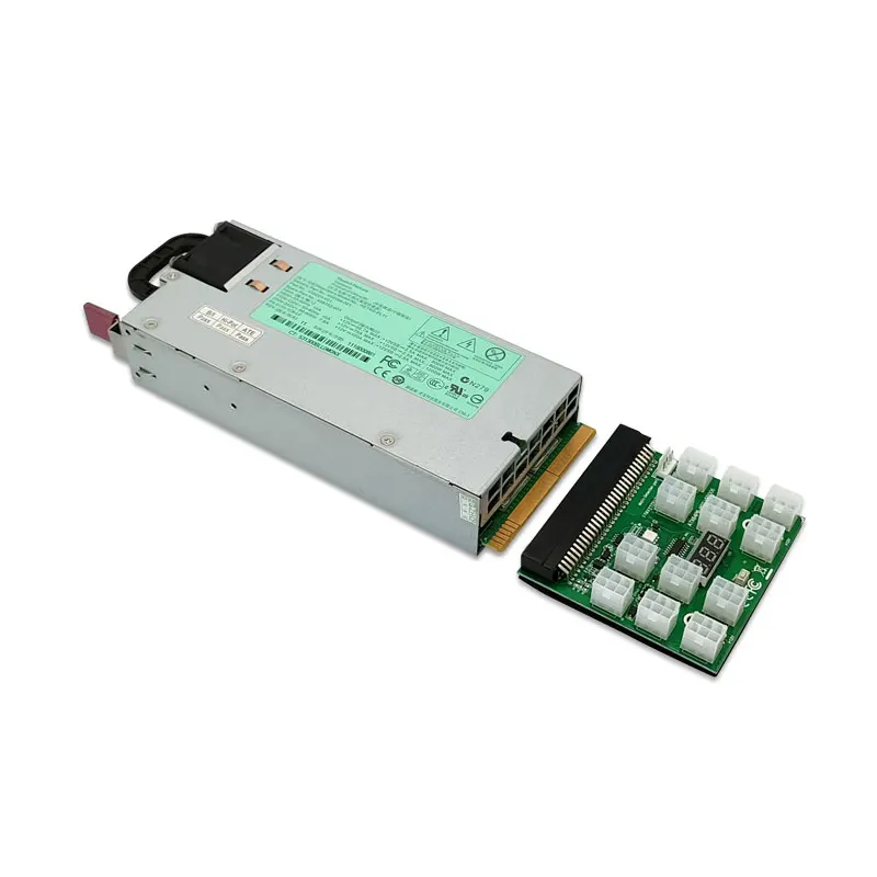 

TF HSTNS-PL11 1200 Вт блок питания для майнинга, блок питания для сервера для графической карты, подходит для майнинга ETH Ethere, для майнинга биткоинов