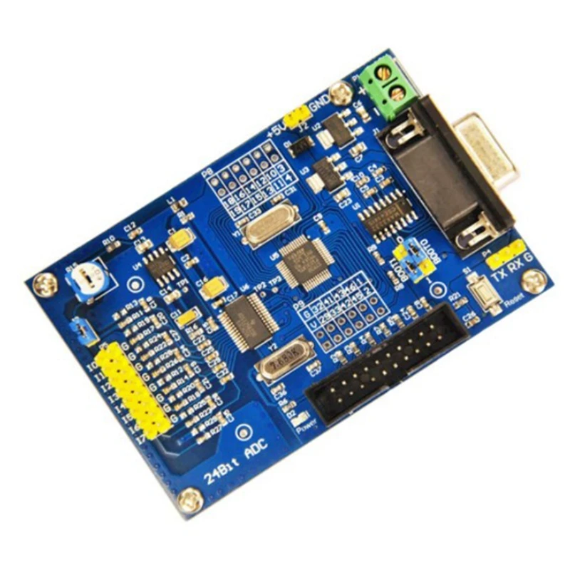 

Модуль сбора высокой точности ADS1256 + STM32F103C8T6, промышленное управление, новая обучающая плата, 24-битный источник питания ADC