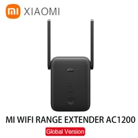 new global version xiaomi mi wifi range extender ac1200 2 4ghz and 5ghz band 1200mbps ethernet port amplifier wifi signal router