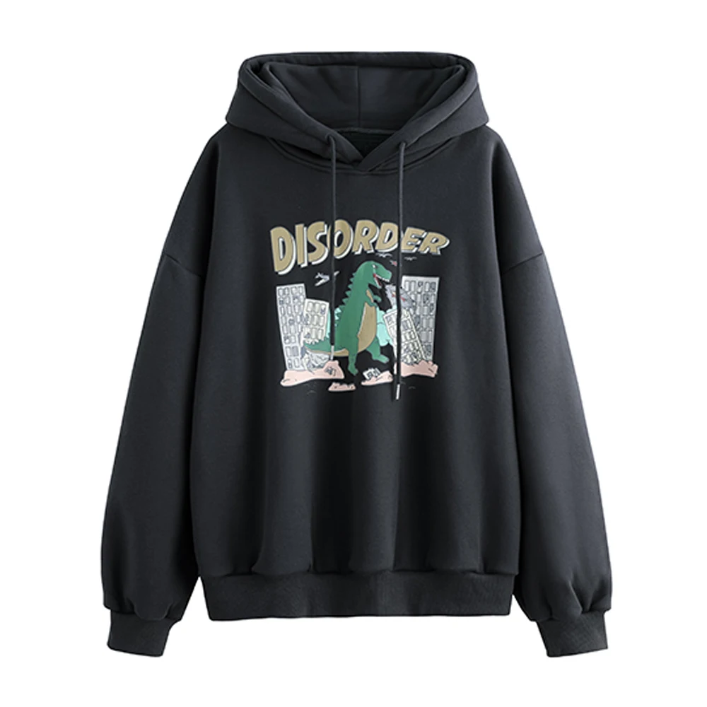 Женская толстовка с капюшоном длинным рукавом в стиле аниме на осень/зиму BVA101 2021 |