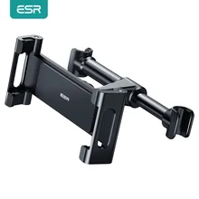 ESR Car Phone Holder for iPad Stand Car Seat Back Holder For Headrest Bracket 360 Rotation Car-mounted Holder for iPad Tablets