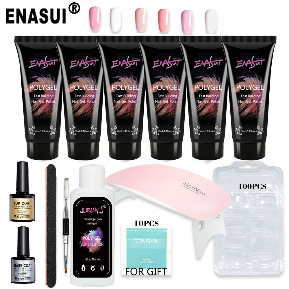 ENASUI быстрого погружения порошок для ногтей Starter Kit Apres гель наращивания комплект с