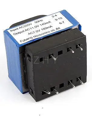 AC 220V to 11 V/7 V 140mA/180mA 7 контактный микроволновая печь Мощность