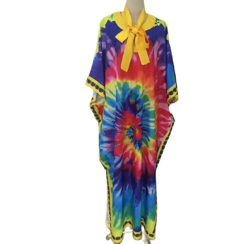 

WINYI Summer Holiday Party Boho Maxi Dress Women's Off shoulder Chiffon Floral Print Ruffles Loose Elegant Long Dress