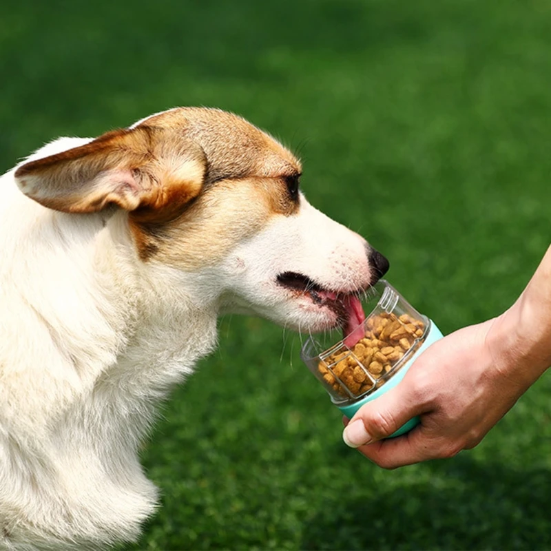 

Походный диспенсер для бутылок с водой для домашних животных с питьевой кормушкой и контейнером для еды