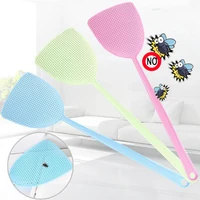 fly swatter control pest swattering mosquitoes plastic durable long handle solid color home fly swatter mosquito repellent tool