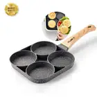 Сковорода с четырьмя отверстиями, сковорода, утолщенная Женская антипригарная сковорода для яиц, блинчиков, стейков, приготовления яиц, ветчины, посуда, приспособление для завтрака