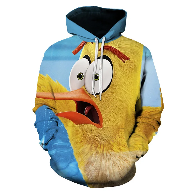 picture color Стиль 3D принт Angry Birds Movie 2 толстовки с капюшоном горячая распродажа мужская и женская уличная одежда Angry Birds 2 повседневные толстовки - Цвет: picture color