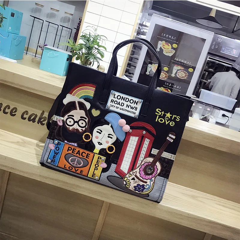 Высококачественные Женские вместительные Сумки из искусственной кожи сумка на