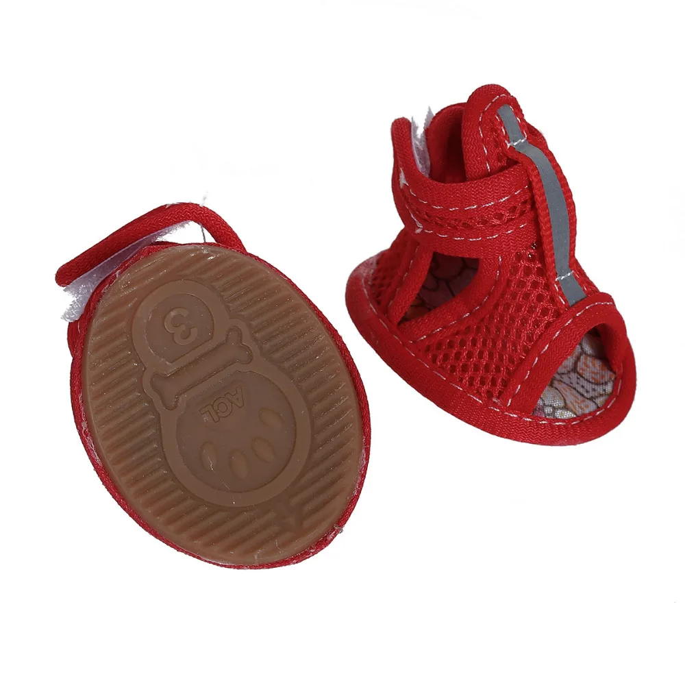 Повседневное противоскользящая обувь для собак в виде щенят ошейник маленьких