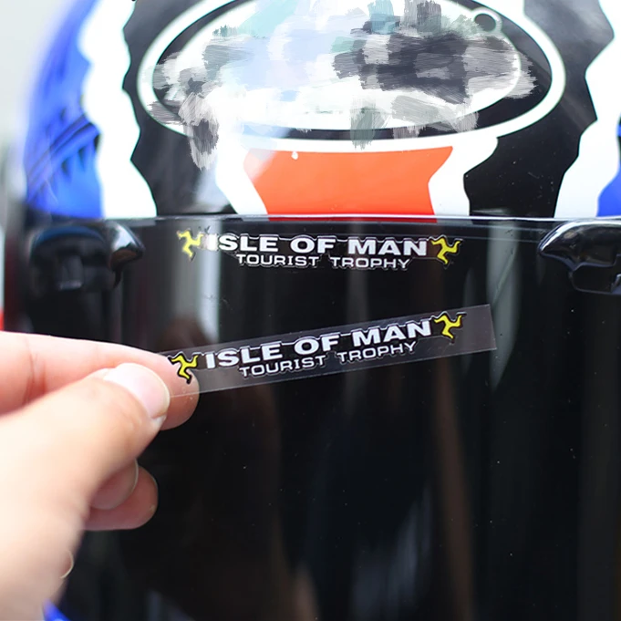 Автомобильный Стайлинг виниловые наклейки GP гоночный мотоциклетный шлем на