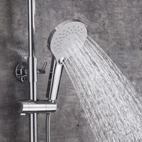 handheld shower multifunctional matte matte black electroplating pressurized water saving shower head