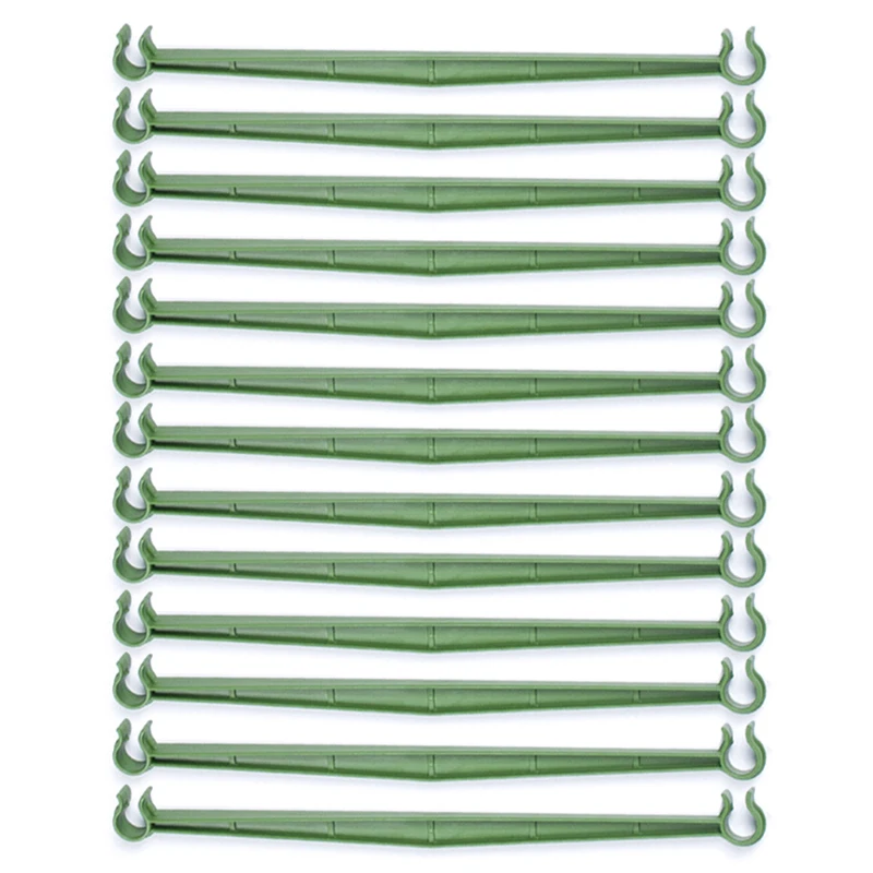 

Cage Connector Trellis Connectors Stakes Arm Green Climbing Plants Space Saving Plastic Extendable Adjustable Garden Vegetable