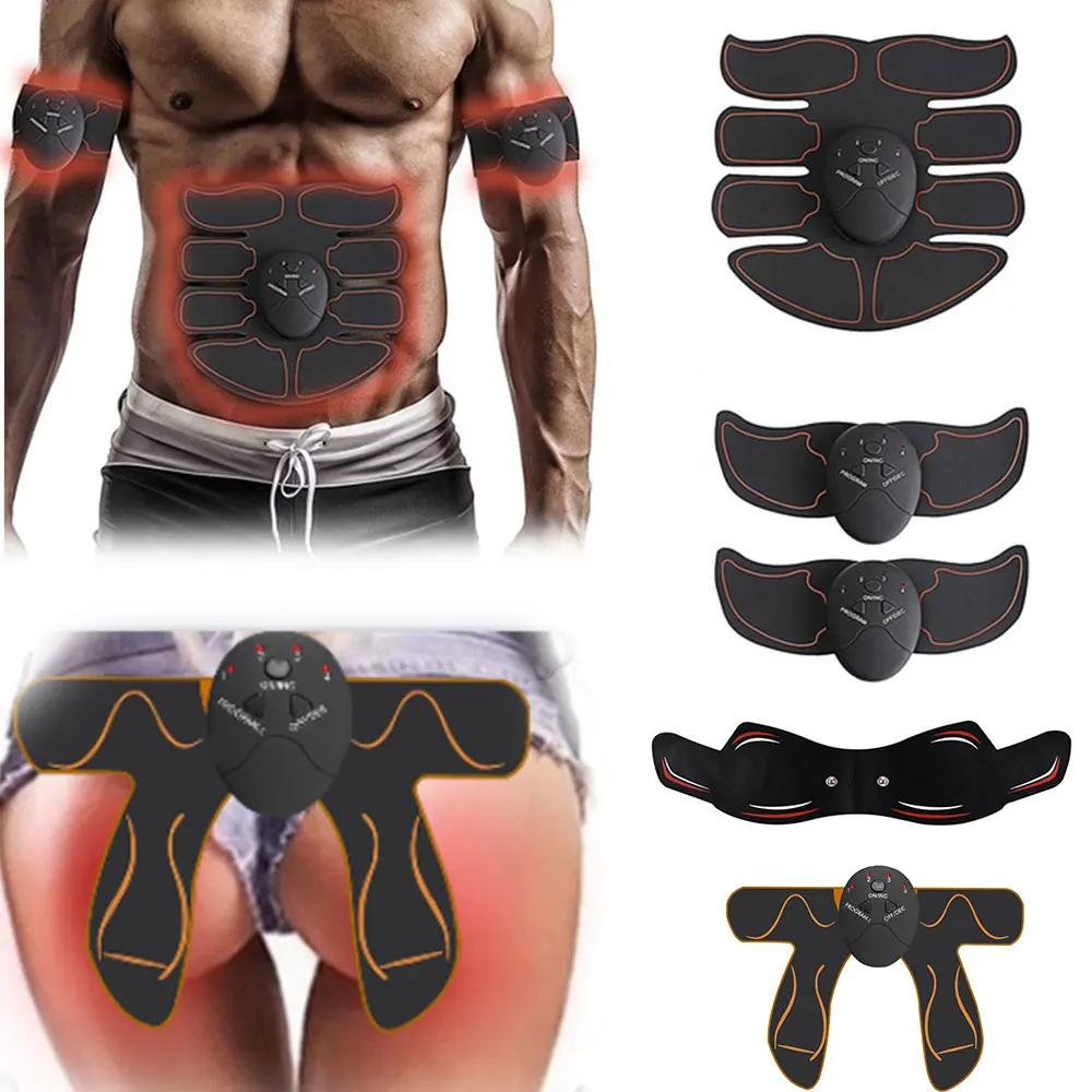 

EMS Muscle Stimulator Smart Hip Trainer Wireless Buttock Abdomen Pad Arm Leg Toner Fitness Body Shaper Unisex Workout Equiment