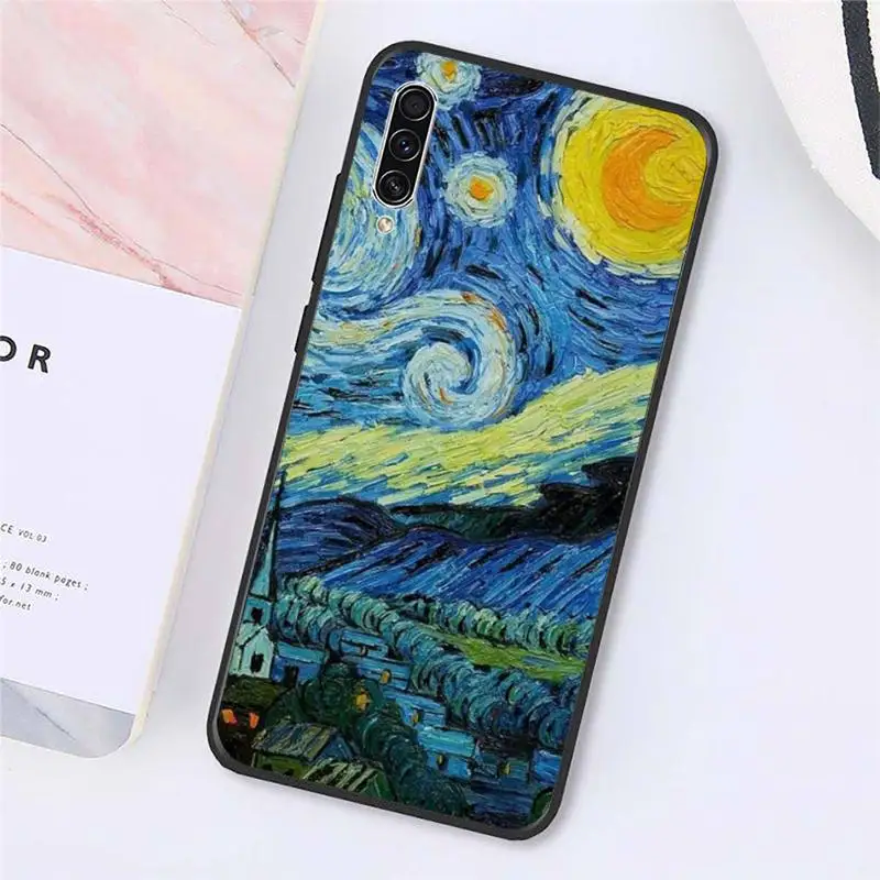 

Retro art Famous painting Phone Case For Samsung galaxy A S note 10 7 8 9 20 30 31 40 50 51 70 71 21 s ultra plus