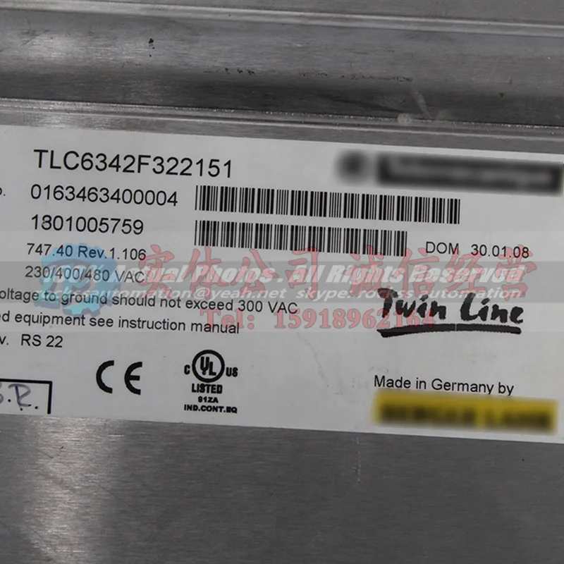 Used In Good Condition TLC6342F322151 Servo Drive With Free Shipping Controller | Инструменты