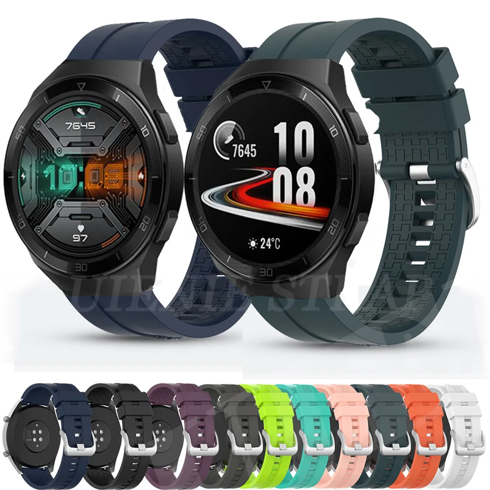 Ремешок силиконовый для часов Huawei Watch gt 2e 46 мм спортивный браслет Honor magic 2 22
