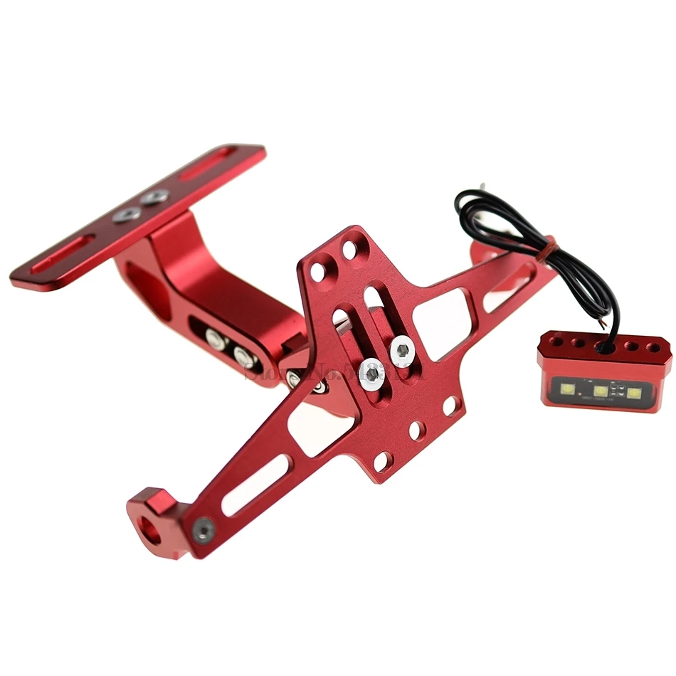 CNC алюминиевый держатель номерного знака мотоцикла для Honda Africa Twin Accessories Kuryakyn Mt 07 2018 картинг ось