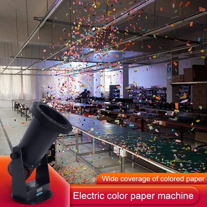 

1500W LED Wedding Confetti Cannon Machine DMX Led Confetti Blower Stage Confetti Cannon Special Effect Led Confetti Machine