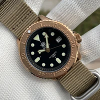 steeldive sd1996s mechanical dive wristwatch 200m waterproof luminous bronze bezel japanese nh35 mens cusn8 bronze luxury watch
