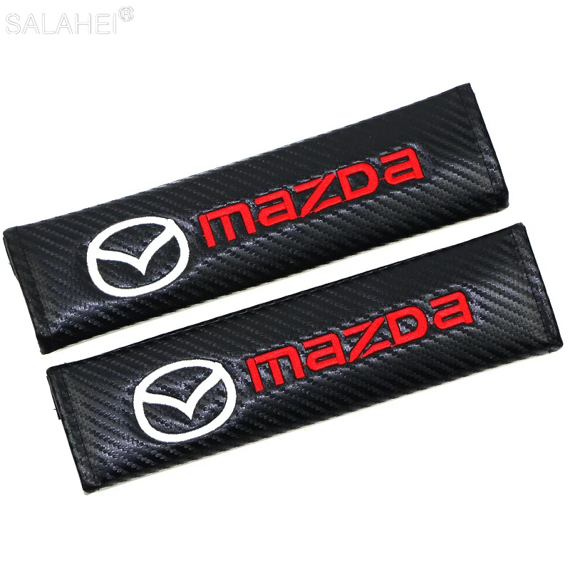 

2PCS Automobile Seat Belt Cover Car Interior Styling Shoulder Protective Pad For Mazda Atenza Axela CX4 CX5 CX7 rx8 rx7 mx3 mx5