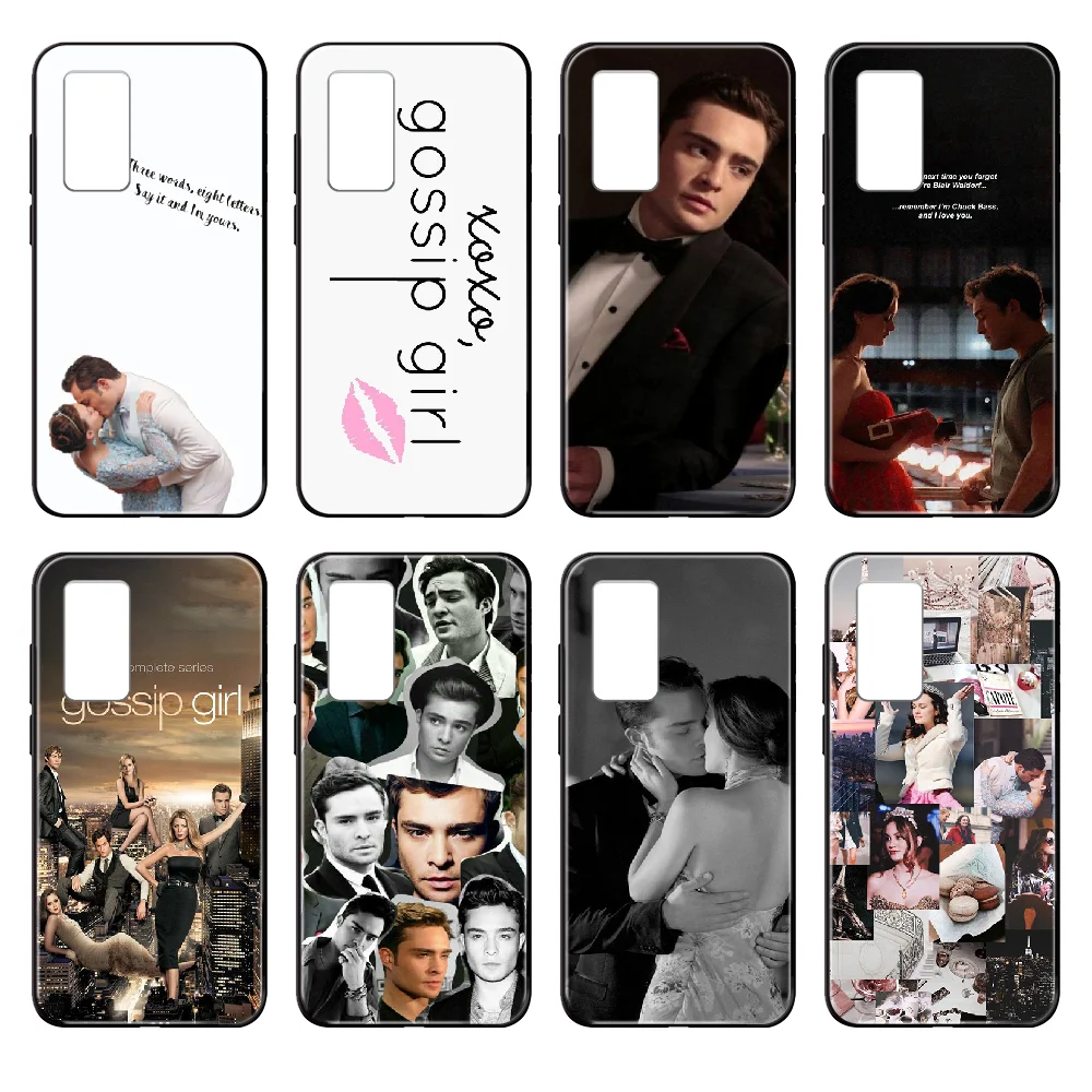 Чехол для телефона Gossip Girl корпус Huawei nova P Y 2 3 6 7 8 9 10 20 30 I Smart Plus Z Lite Pro II черный чехол