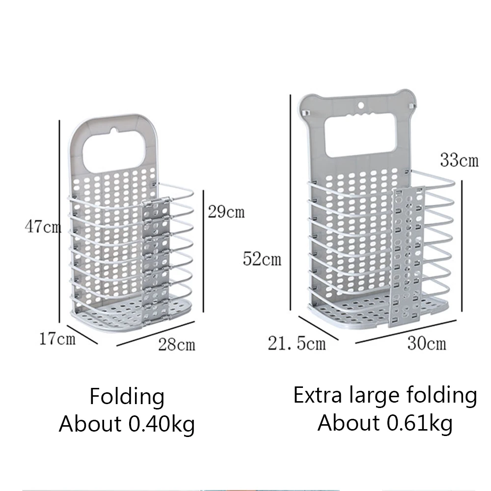 Грязной одежды и корзина для хранения мелочей настенная подвесная складной