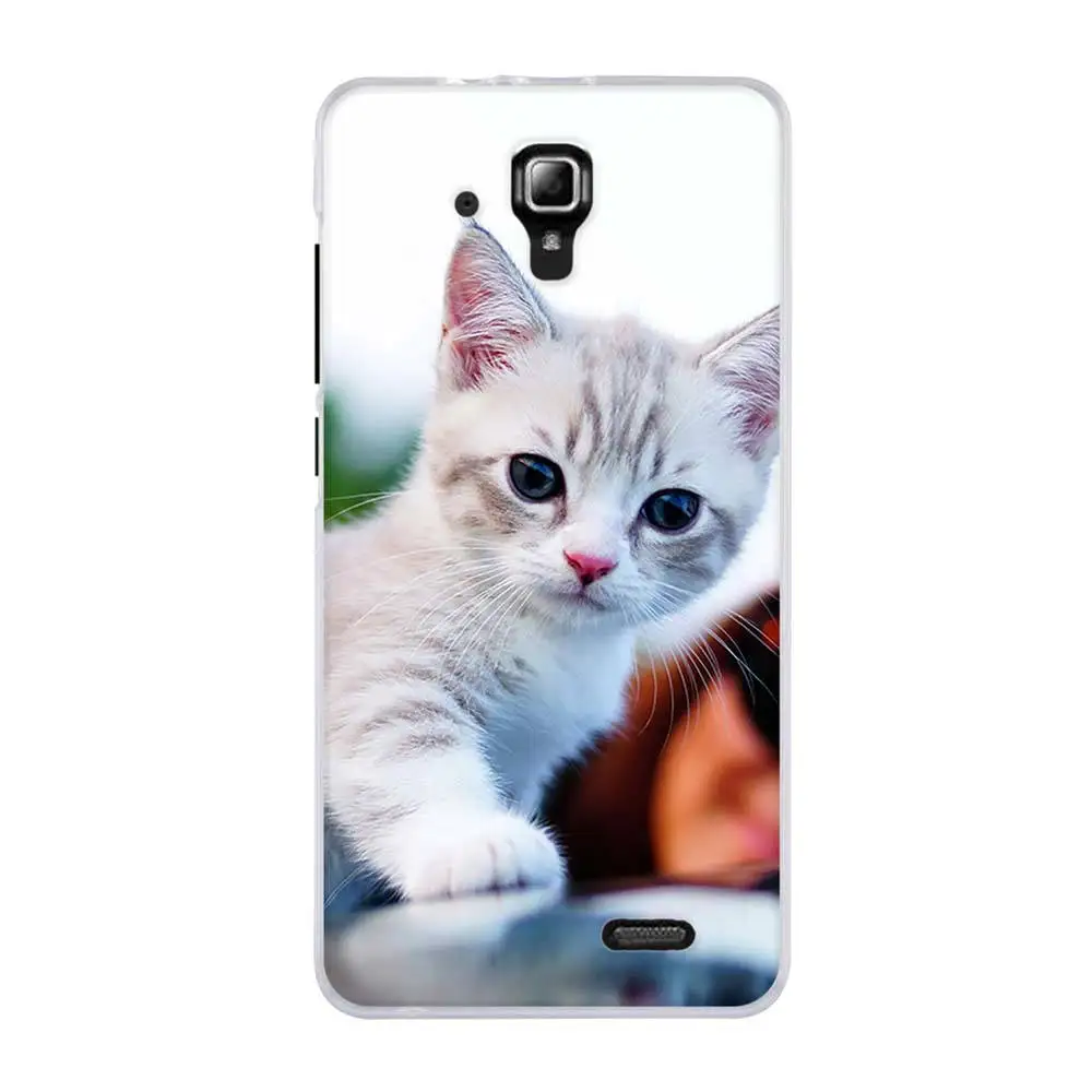 Чехол для lenovo A536 A358T, ультратонкий, мягкий, TPU, силиконовый, для lenovo A536 A 536, чехол с рисунком животных для lenovo A358T, Coque Capa