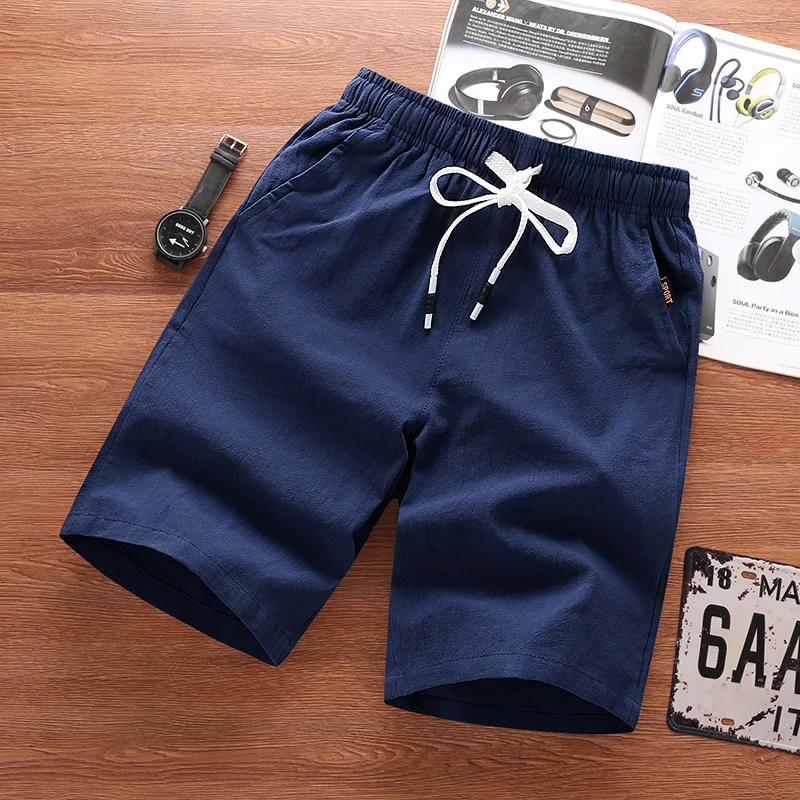 Pantalones cortos informales para hombre de 2020 pantalones cómodos algodón alta calidad ropa calle hombr | Мужская одежда