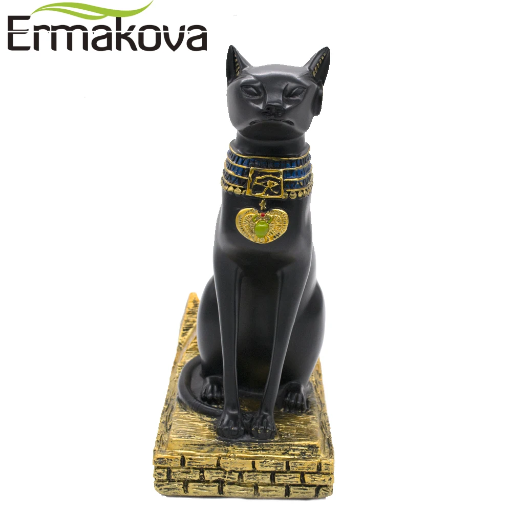 ERMAKOVA каучуковый Египетский кошка винный держатель для бутылки вино животное