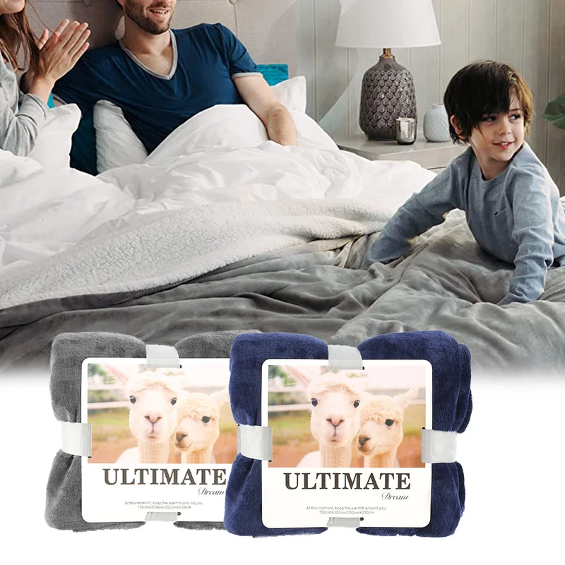 

Coral Fleece Blanket Soft Warm Winter Sheet Bedspread Sofa Throw Light Thin Mechanical Wash Flannel Blankets Home Textile